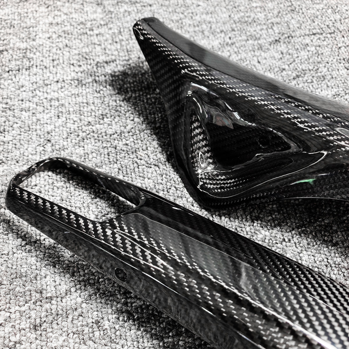 DRY CARBON SWINGARM PROTECTION for KTM EXC 150 2024-2026
