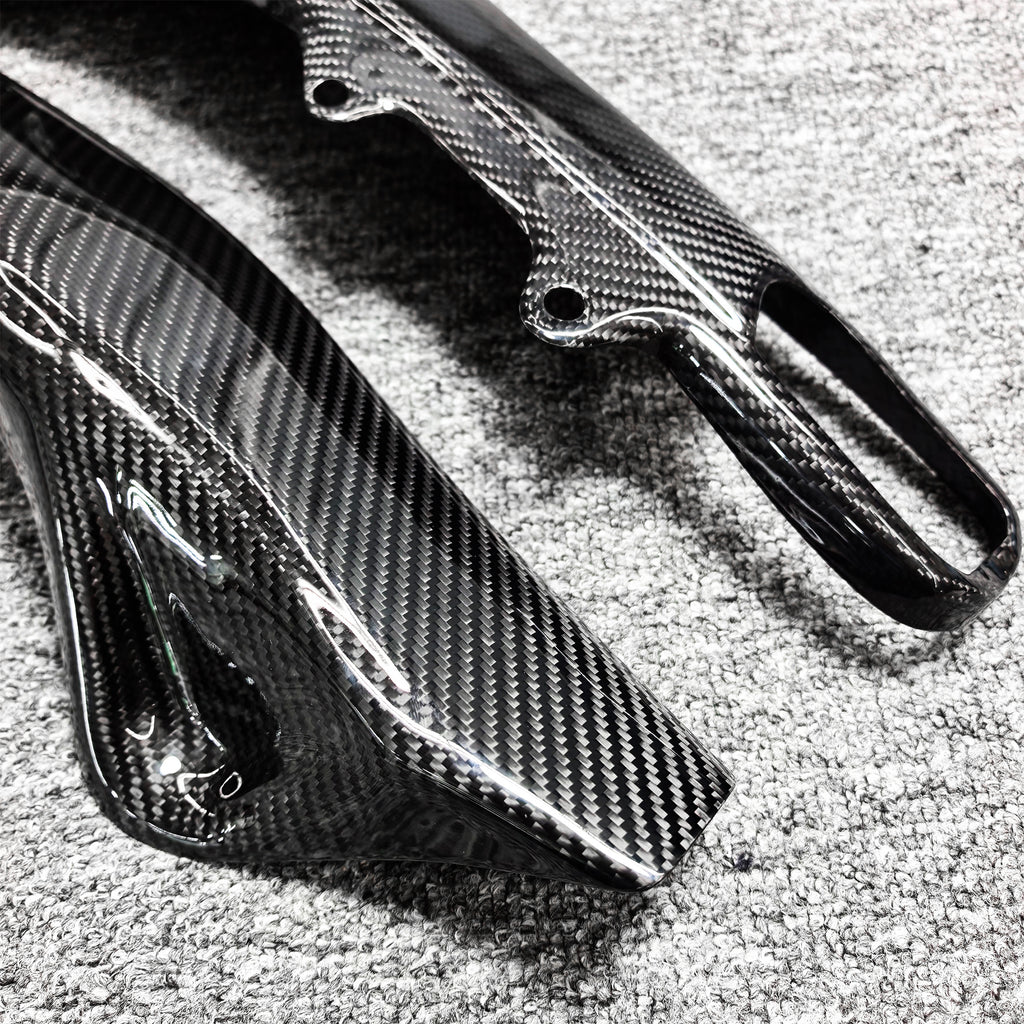 DRY CARBON SWINGARM PROTECTION for KTM EXC 150 2024-2026
