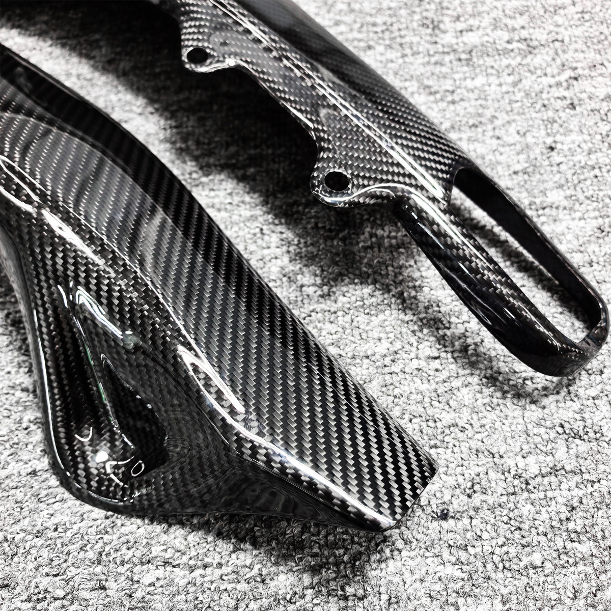 DRY CARBON SWINGARM PROTECTION for KTM EXC 150 2024-2026