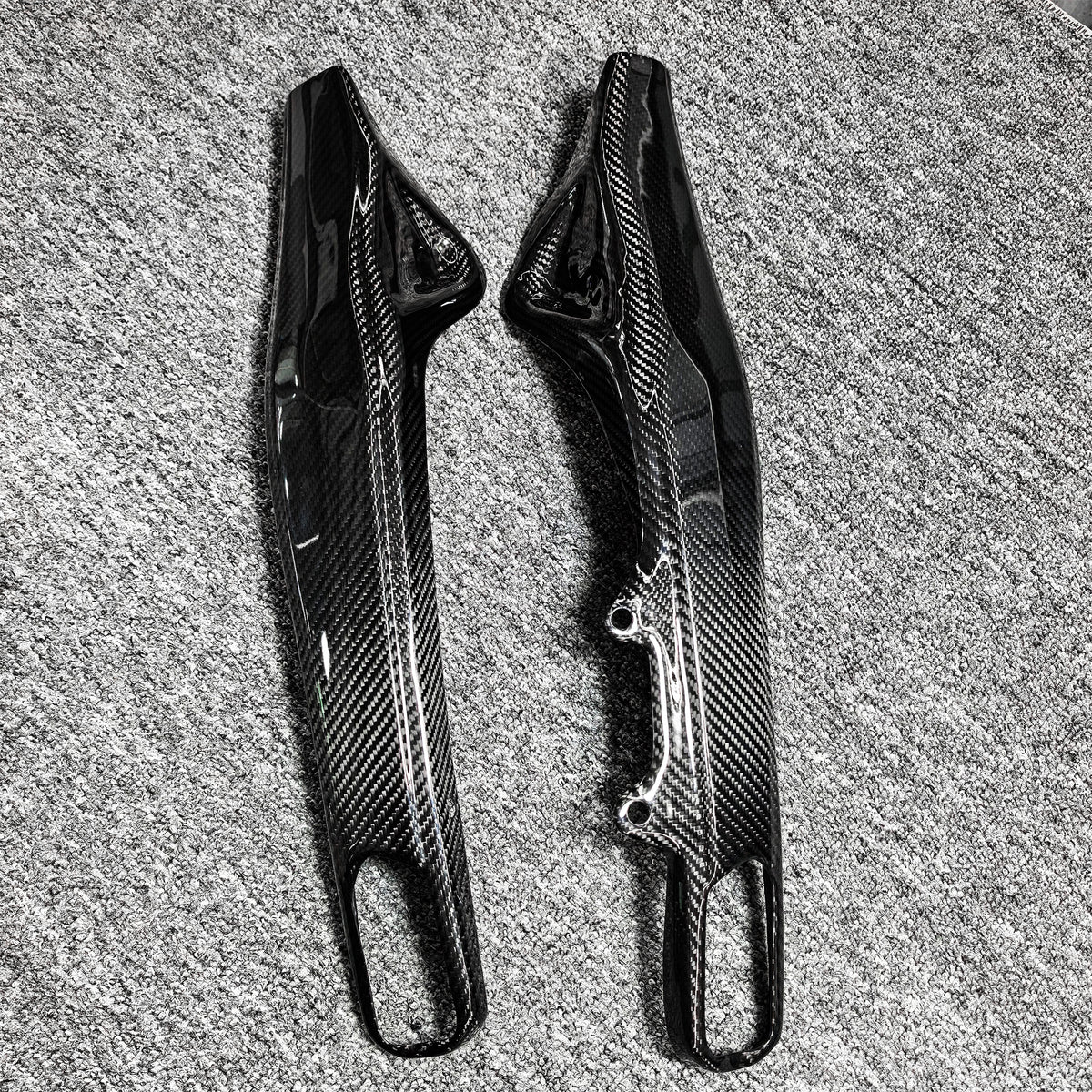 DRY CARBON SWINGARM PROTECTION for KTM EXC 150 2024-2026
